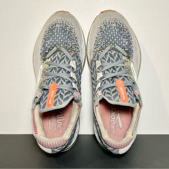 Womens BROOKS Bedlam Gray Running Shoes / Size 8.5 Medium - Picture 5 of 9